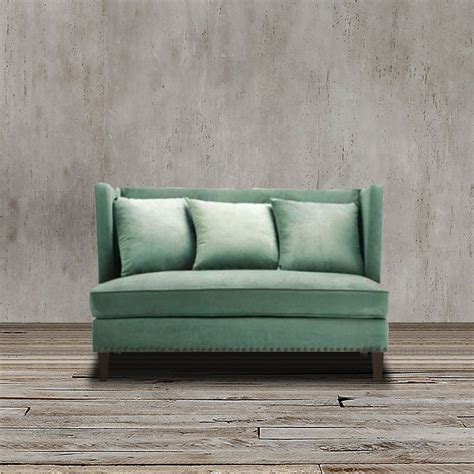 Have The Classic Look Of A Wingback Settee With A Twist Of Modern This
