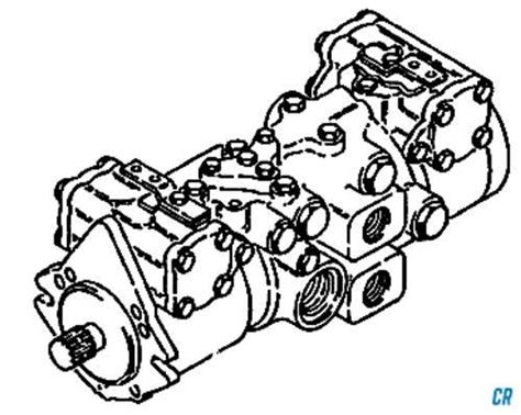 Reman Hydrostatic Drive Pump For Bobcat 853 Skidsteer