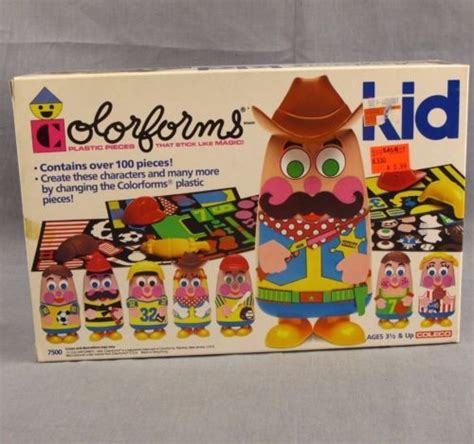Colorforms Kid Vintage Playset Coleco 1983 Dress Up Figure Original Box