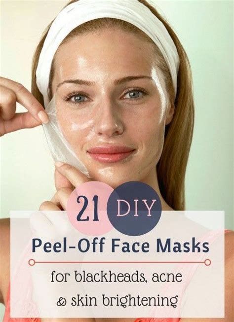 21 Diy Peel Off Face Masks To Remove Blackheads And Pores Medi Idea