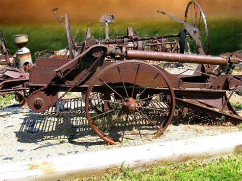 Vintage Potato Digger Rusty Old Farm Equipment ~ Heath Farm In Emmett