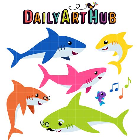 Free Free 238 Baby Shark Svg Family SVG PNG EPS DXF File