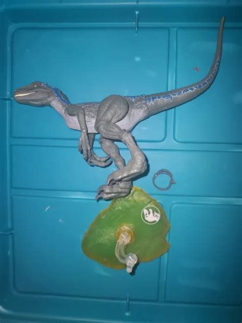 Mattel Amber Collection Jurassic World Velociraptor Blue 6 Scale