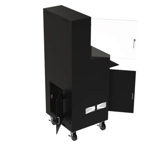 The workstation can be jet washed and is ideal for clean rooms. DFP350F Mobile Industrial Computer Workstation Enclosure