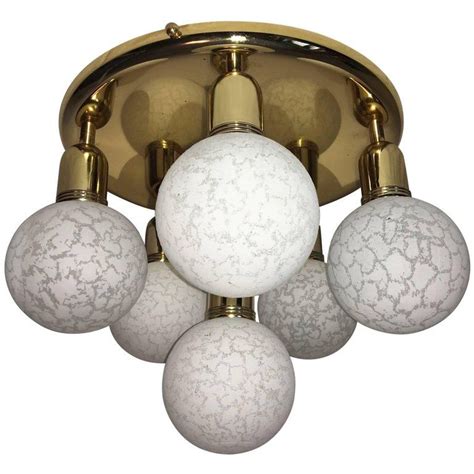 Nuvo lighting 60/194 three light chandelier, polished brass / alabaster glass, 17.5 in. Six Glass Snow Ball and Brass Flush Mount Chandelier ...