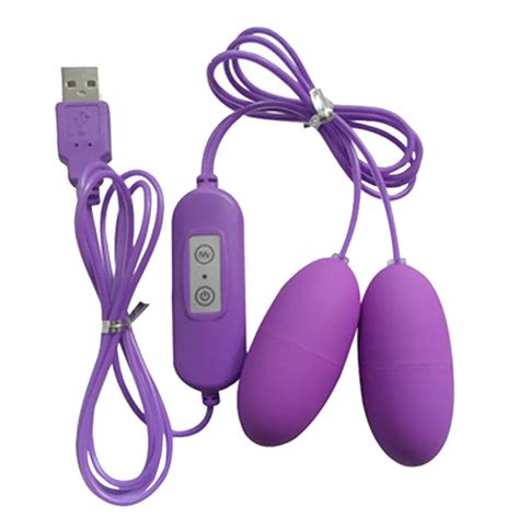 Usb Vibrator Vibrador Dual Sex Toys For Woman Mini Wired Jumping Eggs A In Vibrators From