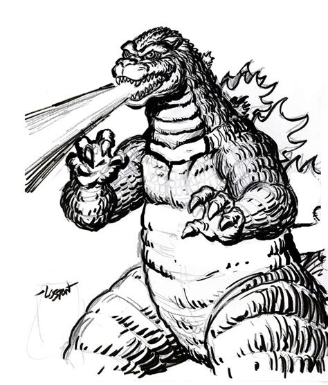Godzilla Coloring Pages Free Large Images Libros Para Colorear