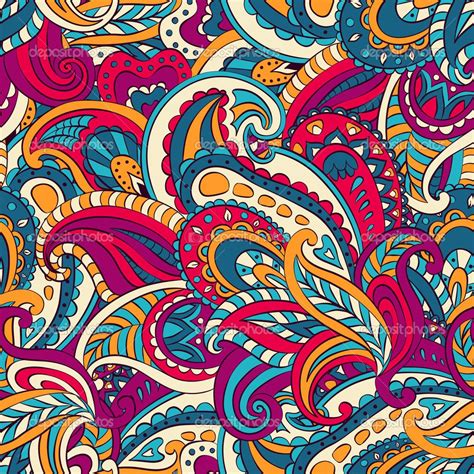 Pin By Xaro On Dibujos Colorear Colorful Art Paisley Background