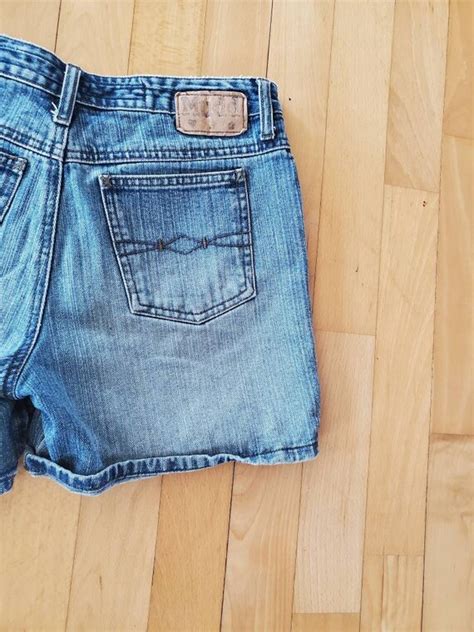 Short Denim Shorts Mid Rise Mudd Vintage Jean Shorts Gem
