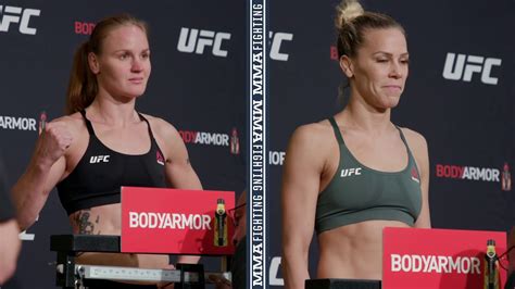 Ufc 247 Valentina Shevchenko Katlyn Chookagian Make Weight Mma Fighting Youtube