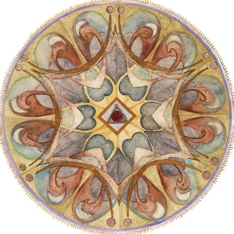 Love Mandala Print - Mandala Art Plates