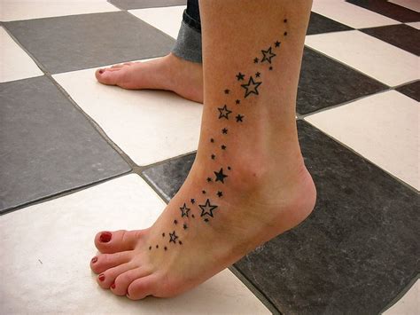 Stars Ankle Tattoo Designs Ankle Tattoo For Girl Ankle Tattoos