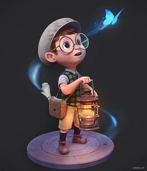 25 Beautiful And Realistic 3d Character Designs From Top Designers