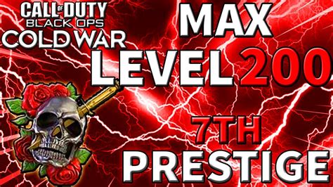 Prestige Master In Black Ops Cold War Prestige 7 Level 200 Prestige