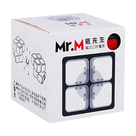 Shengshou Mr M 2x2 Black Rubik Kocka Speedcubeshop