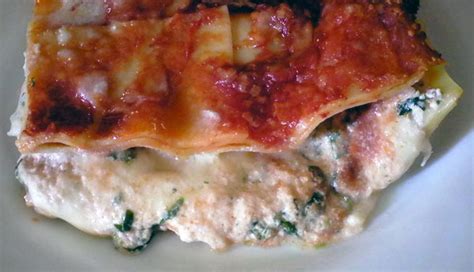 In una teglia da forno spalmate sul fondo due cucchiai di besciamella (7) e posizionatevi sopra uno strato di pasta (8). Ricetta lasagne vegetariane con ricotta e spinaci | Milady ...