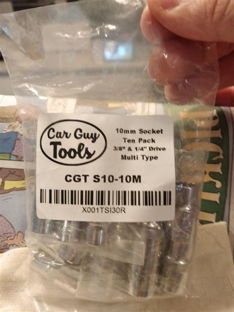 Visit us today and benefit from our gift selection! Father's Day gift- pack of 10mm sockets. : MechanicAdvice