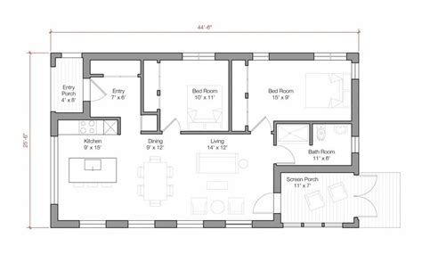 Go Home By Go Logic 1000 Ft2 Plan A House Floor Plans Modern