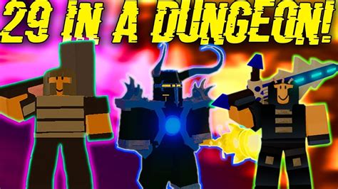 Over People In Multiple Dungeons Roblox Dungeon Quest Youtube