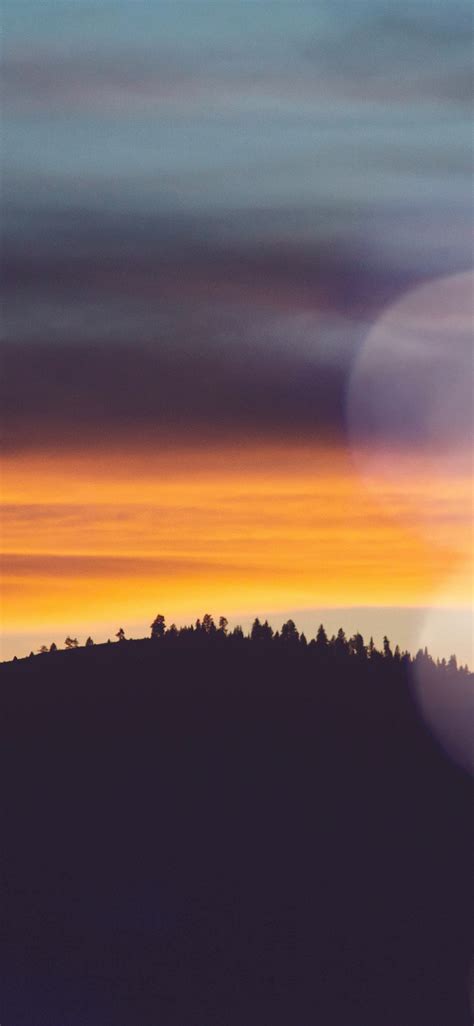 Apple Iphone Wallpaper Mw37 Sunset Flare Mountain Sky