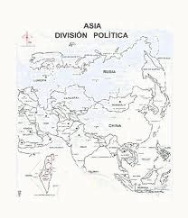 Asia Division Politica Con Nombres Abato