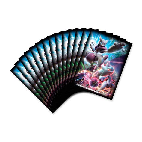Pokemon card supplies mega mewtwo x & mega mewtwo y play mat. Pokémon TCG Mega Mewtwo X and Mega Mewtwo Y Card Sleeves| Pokémon TCG | trading card game