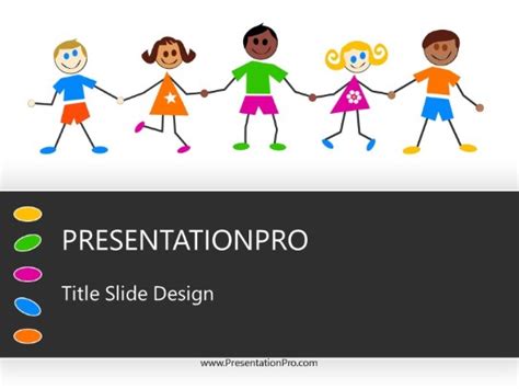 Colorful Kids Education Powerpoint Template Presentationpro