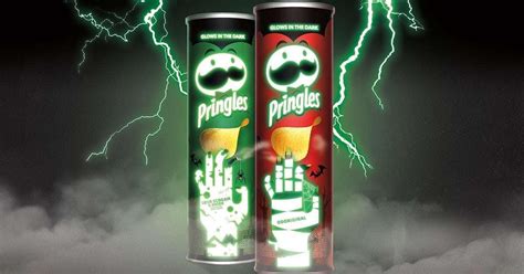 Pringles Debuts Spooky Glow In The Dark Cans For Halloween