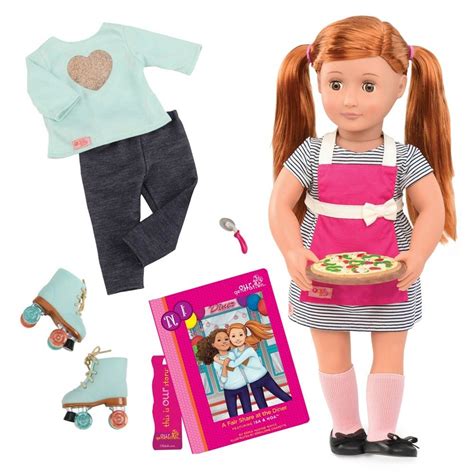 Our Generation Deluxe Restaurant Doll With Book Noa In 2020 Our