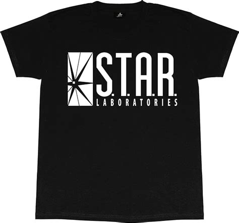 Dc Comics The Flash Star Labs Logo Mens T Shirt Official Merchandise