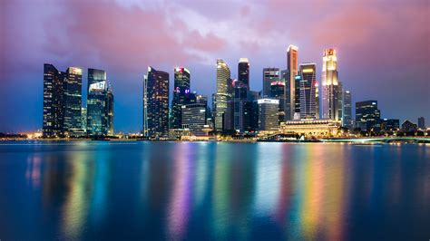Singapore Cityscape Hd World 4k Wallpapers Images Bac