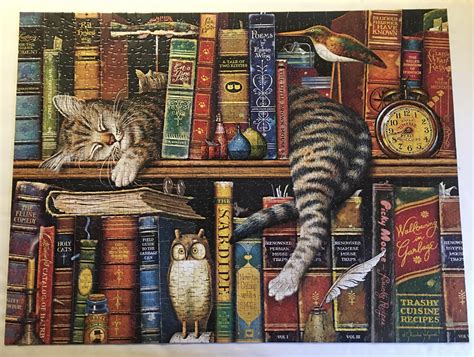 Charles wysocki yankee wink cats buffalo puzzle hometown america kleem 1000 750. The Cats of Charles Wysocki "Frederick the Literate ...