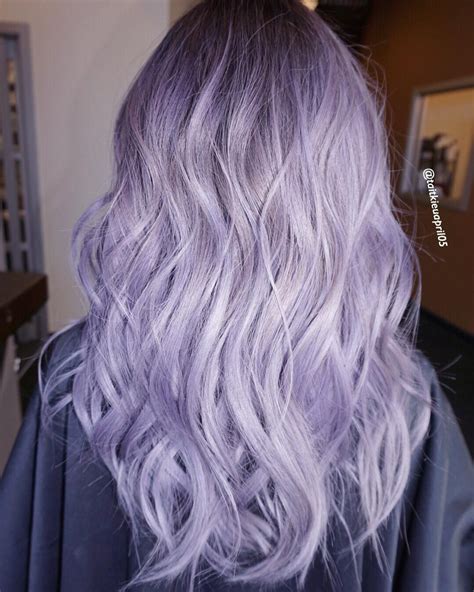 Instagram Photo By Tai Kieu • Apr 26 2016 At 9 35pm Utc Pastel Lilac Hair Light Purple Hair