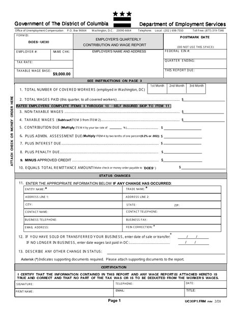 2019 — 2024 Form Uc30 Download Printable Pdf Or Fill Online Employers