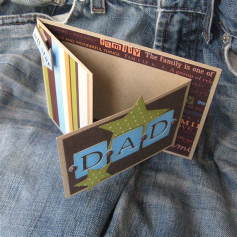 Love How This Card Opens The Perfect Father S Day Card With A Spot For