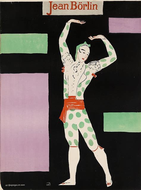 Nils Dardel 1888 1943 Ca 1918 Jean Börlin Dancer And