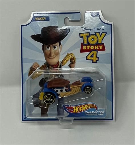 Hot Wheels Toy Story 4 Woody Diecast Character Car Disney Pixar Ebay