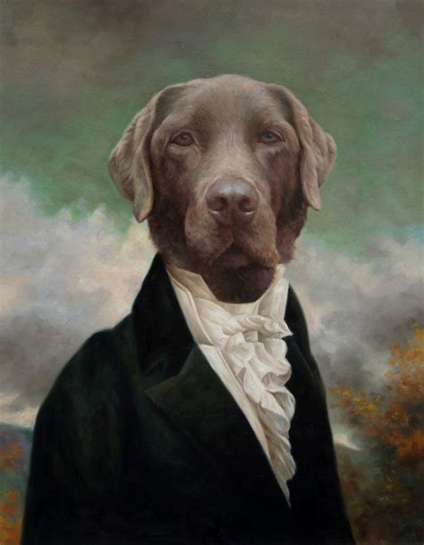 Thierry Poncelet Style Dog Portraits Dog Artists