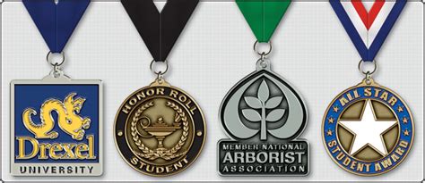 Ribbon Medals Custom Made Award Medals Custom Medals Graduation