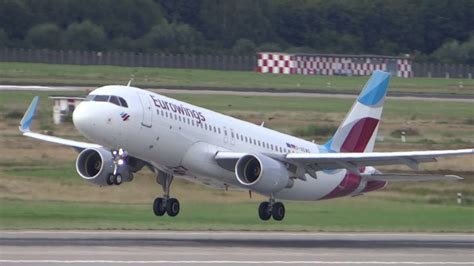 Eurowings Airbus A320 Sharklets D Aewg Departures Dusseldorf Airport