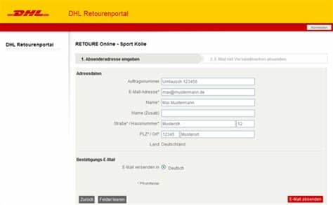 Ship and track parcels with dhl express. Retourenschein Ausdrucken Retourenschein Muster