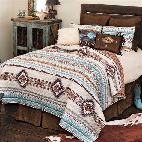 Glacier Canyon Quilt Bedding Collection Western Bedroom Decor Quilt