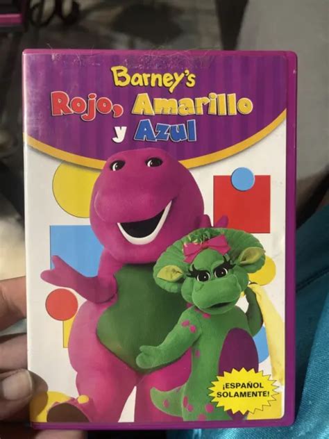Barney Numeros Rojo Amarillo Y Azul Dvd Kids In Spanish New Colors