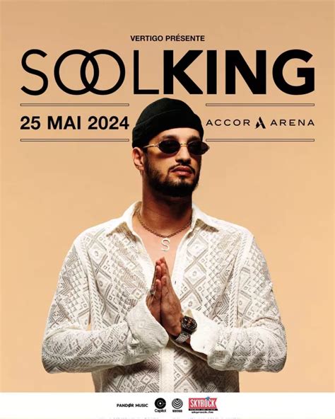 The Openwork White Shirt Worn By Soolking On The Poster Of His Concert
