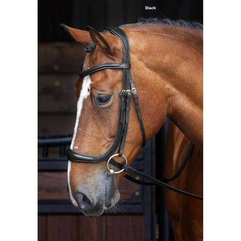 Shires Velociti Rapida Ergononic Curved Cavesson Bridle