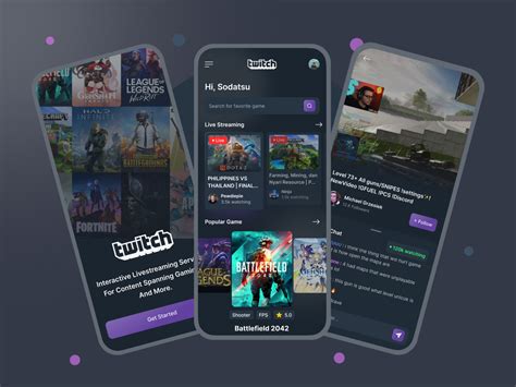Redesigned Twitch Streaming Platform Uplabs