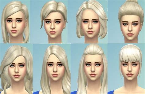 Mod The Sims Targaryen Blonde Hairstyles By Kellyhb5 Sims 4 Hairs