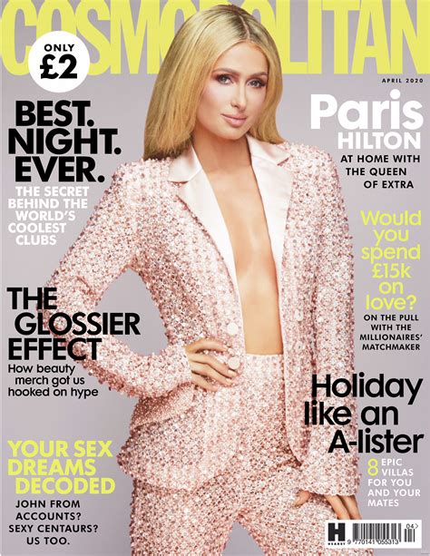 Cover Of Cosmopolitan Uk With Paris Hilton April 2020 Id55397