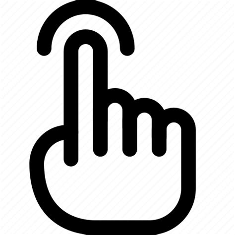 Finger Tap Selection Cursors Icon Download On Iconfinder