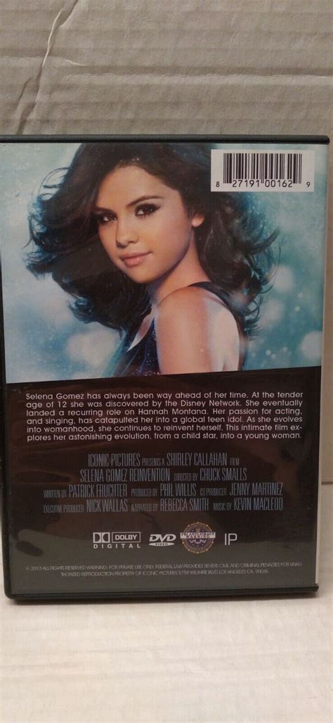 Selena Gomez Reinvention Dvd Ntsc 2013 Iconic Pictures Near Mint Ebay